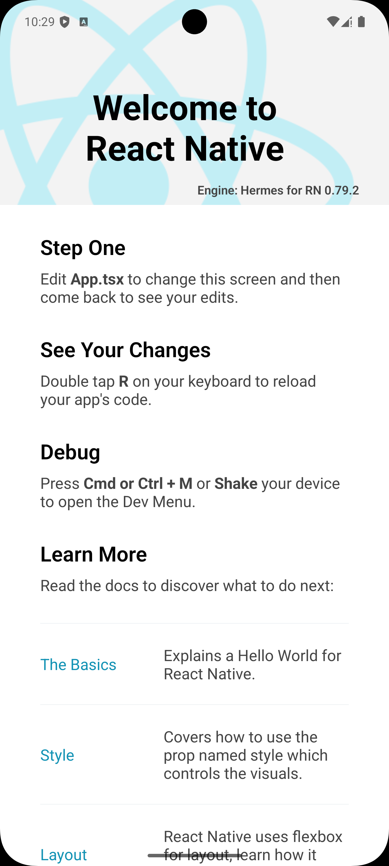 Welcome to React Native IOS