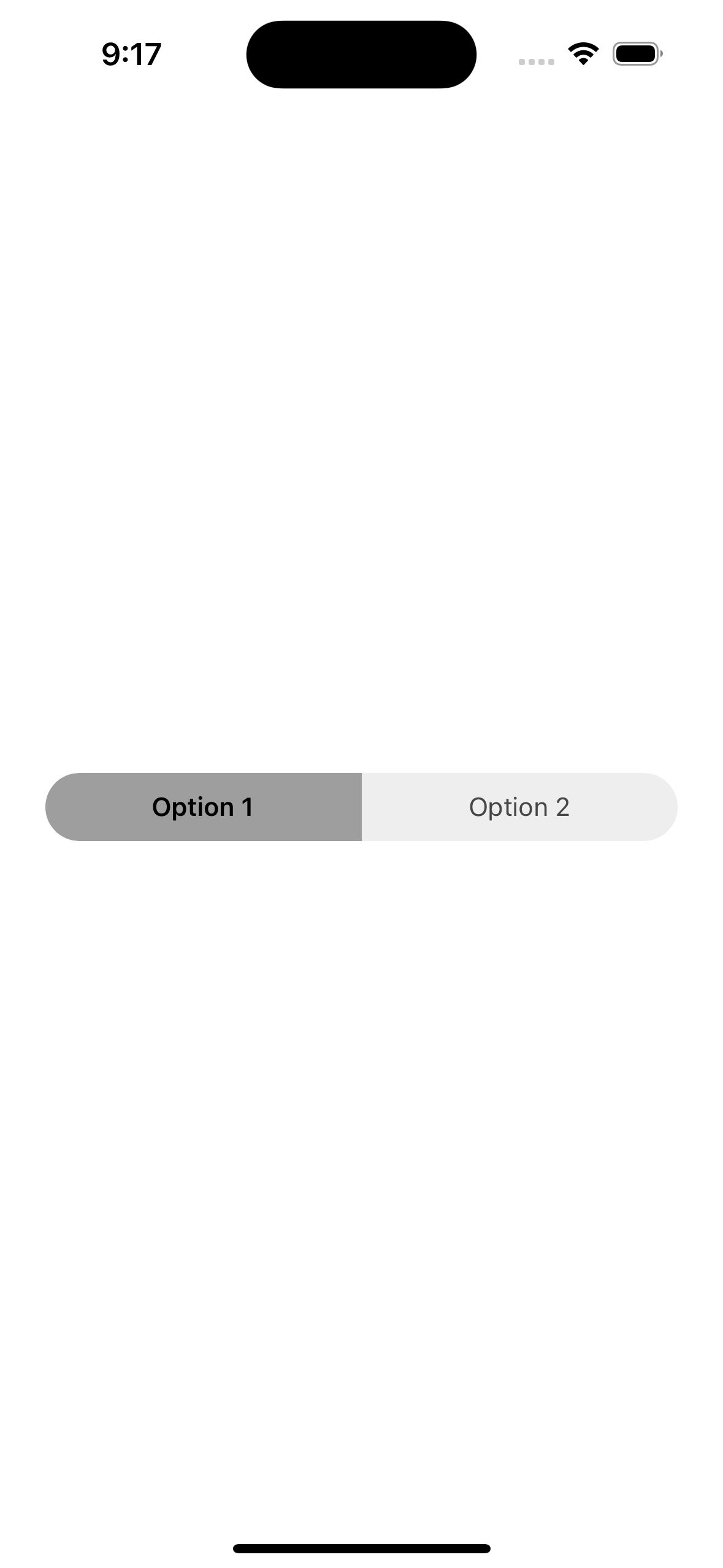 Segmented Toggle (right side selected)